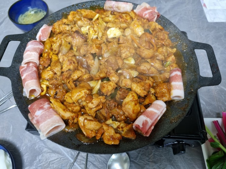  저녁 메뉴, 집에서 먹는 닭갈비