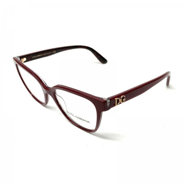 인지도 있는 353172 / New Dolce & Gabbana DG 3321 3233 Burgundy Women Authentic Eyeglasses Frame 52-17 추천해