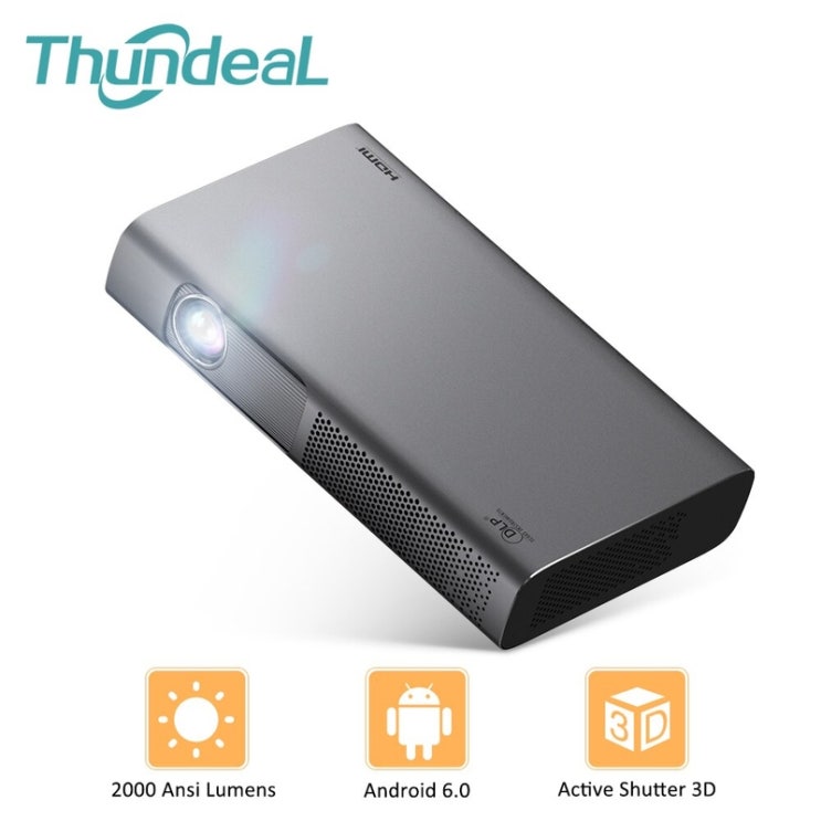 가성비갑 가정용 빔프로젝터 캠핑 야외 ThundeaL T615 DLP 프로젝터 2000 Ansi WiFi 안드로이드 미니 프로젝터 1080P 4K 비디오 미니 비머 홈 넷플릭스 프 가성비갑 가정용 빔프로젝터 캠핑 야외 ThundeaL T615 DLP 프로젝터 2000 Ansi WiFi 안드로이드 미니 프로젝터 1080P 4K 비디오 미니 비머 홈 넷플릭스 프