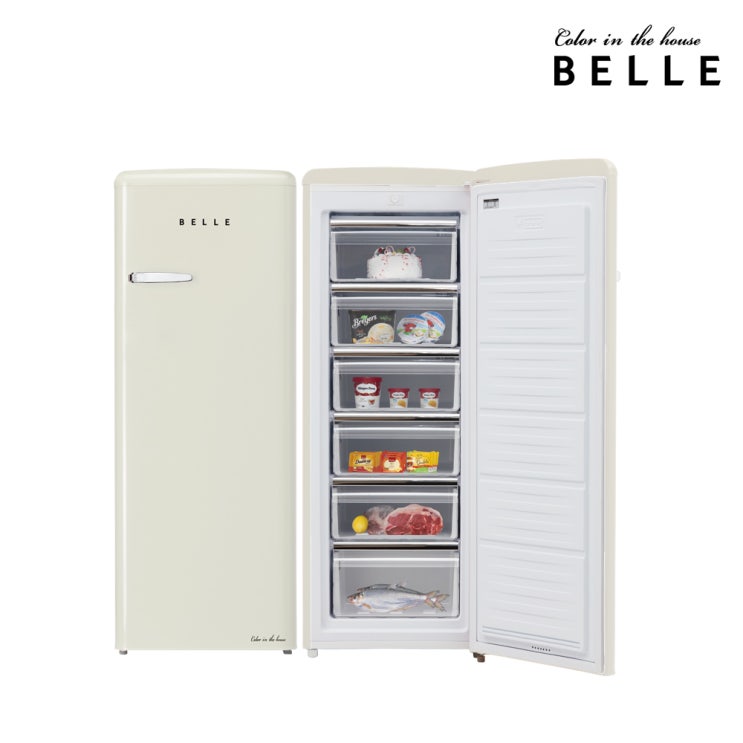 의외로 인기있는 belle 벨 레트로 냉동고 SFS18AR SFS18AC, 벨 레트로 냉동고 SFS18AC 추천해요