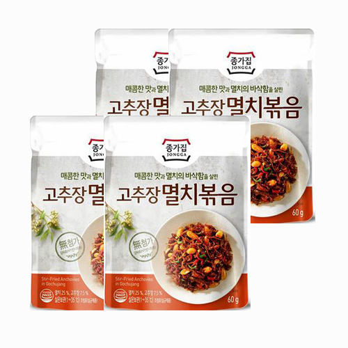 선호도 높은 종가집 냉장 반찬 고추장 멸치볶음, 60g, 4개 추천해요 선호도 높은 종가집 냉장 반찬 고추장 멸치볶음, 60g, 4개 추천해요