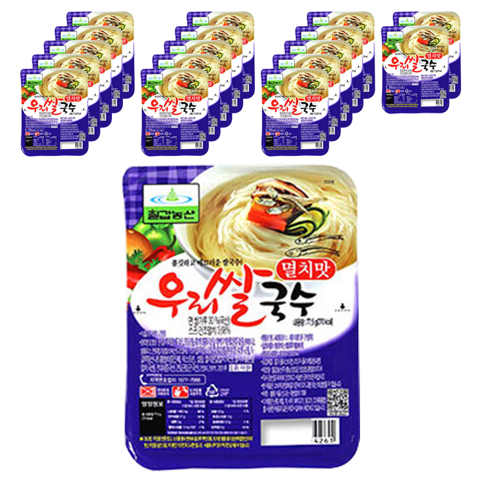 인기 많은 칠갑농산 우리쌀국수 멸치맛, 77.5g, 18개입 좋아요 인기 많은 칠갑농산 우리쌀국수 멸치맛, 77.5g, 18개입 좋아요