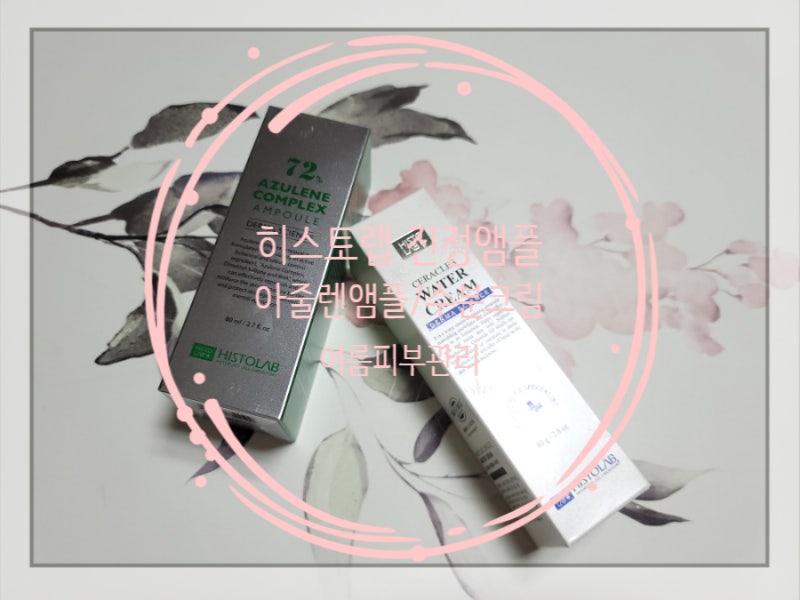 [진정앰플] 히스토랩 아줄렌앰플+수분크림으로 수분폭탄 여름피부관리해요 :)