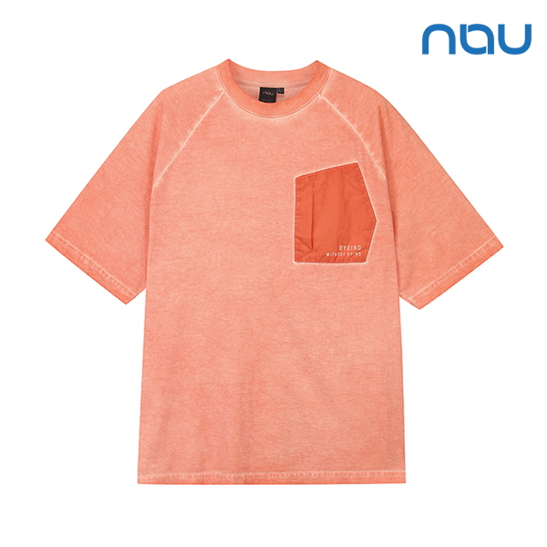 인기 많은 nau 남성 우븐패치 반팔 티셔츠_1NUTSM1003_OR 좋아요 인기 많은 nau 남성 우븐패치 반팔 티셔츠_1NUTSM1003_OR 좋아요