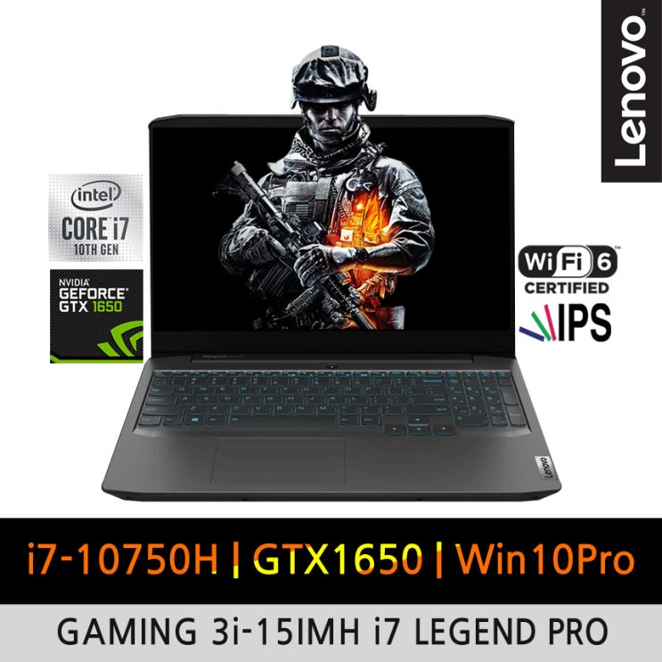 구매평 좋은 레노버 GAMING 3i-15IMH i7 LEGEND GeForce DDR4 NVMe 인텔코어i7 15인치 윈도우10프로 탑재, Win10Pro, 8GB, 256GB