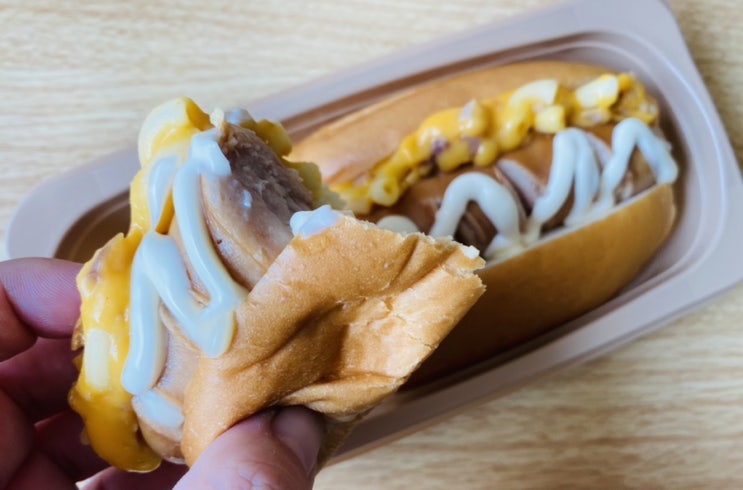  편의점 맥앤치즈 점보핫도그 칼로리 영양성분
