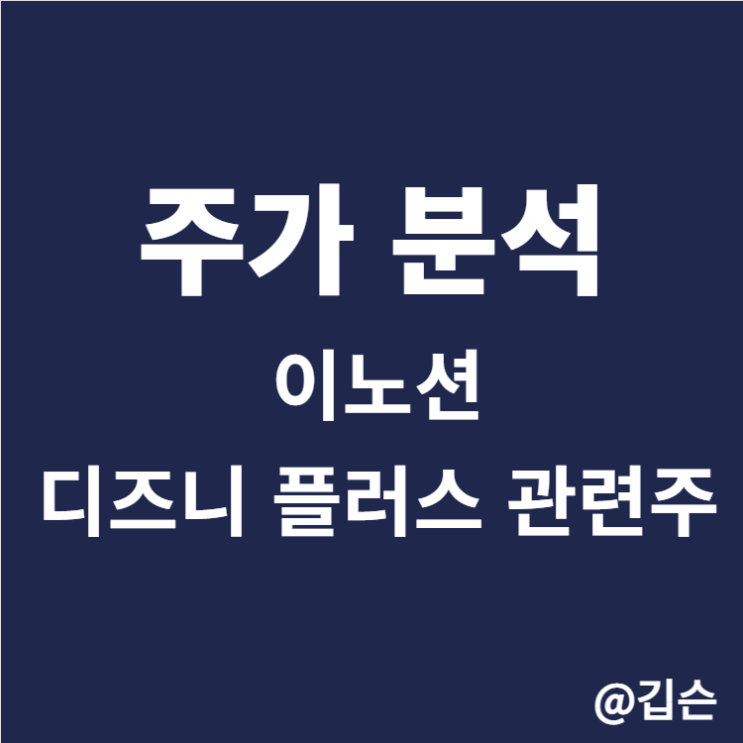  이노션 주가 분석 - 디즈니 플러스 관련주, 안 오르는 이유는?