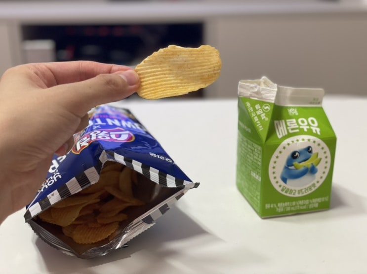 새로운 신상과자 스윙칩 다운타우너 먹어봤어요