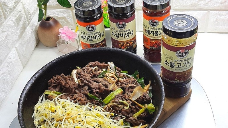초간단요리 집밥 백설고기양념장 4종