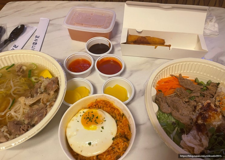 포포몬쓰분짜&팟타이 신림점 쌀국수 볶음밥 갓성비세트 분짜