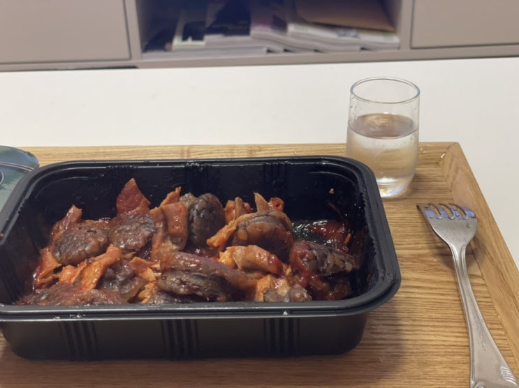  편의점안주 매콤순대 곱창볶음 괜찮네요