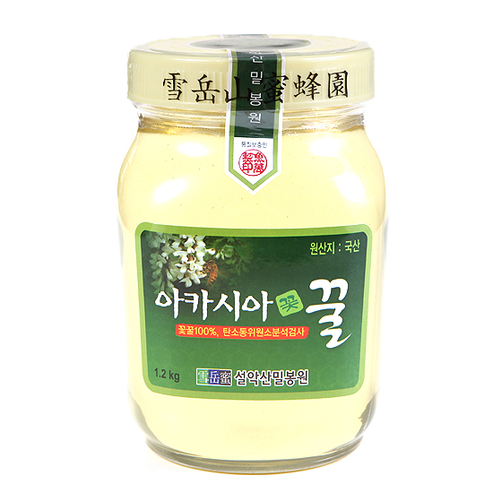 선호도 높은 설악산밀봉원 꽃꿀 100% 아카시아꿀, 1.2kg, 1개 좋아요