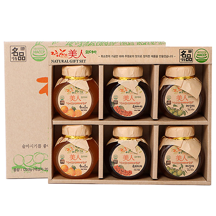 잘나가는 제주이야기 미인 화이바 꼬마 액상차 6종 선물세트 + 쇼핑백, 한라봉차 200g x 2p + 오미자차 200g x 2p + 매실차 200g x 2p, 1개 좋아요 잘나가는 제주이야기 미인 화이바 꼬마 액상차 6종 선물세트 + 쇼핑백, 한라봉차 200g x 2p + 오미자차 200g x 2p + 매실차 200g x 2p, 1개 좋아요