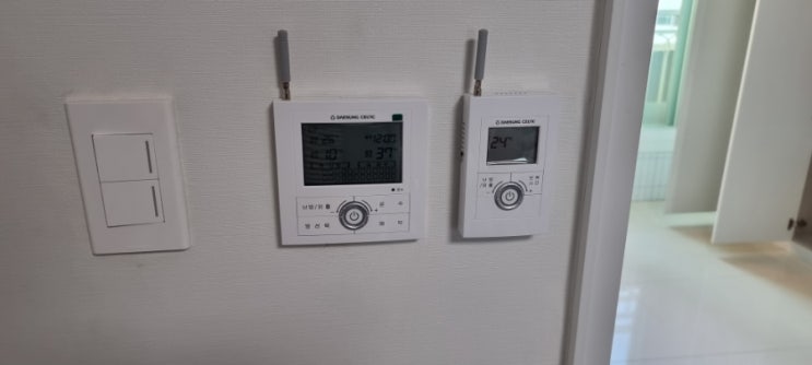  목포보일러 석현동 빌리앙뜨 무선각방제어 설치 대성쎌틱 무선각방 인테리어