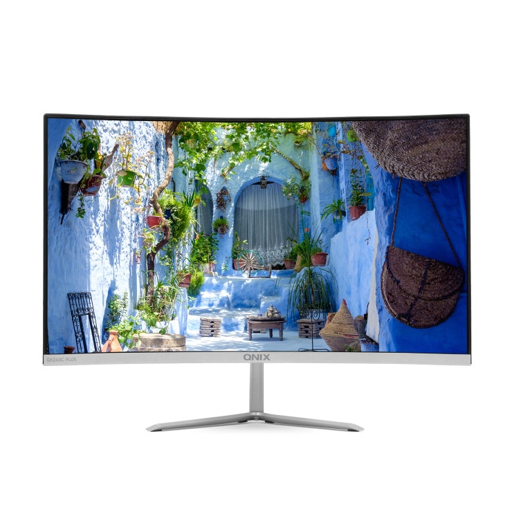  가성비 뛰어난 큐닉스 60.5cm FHD 커브드 모니터, QX243C REAL 75 CURVED HDR PLUS(무결점) 좋아요
