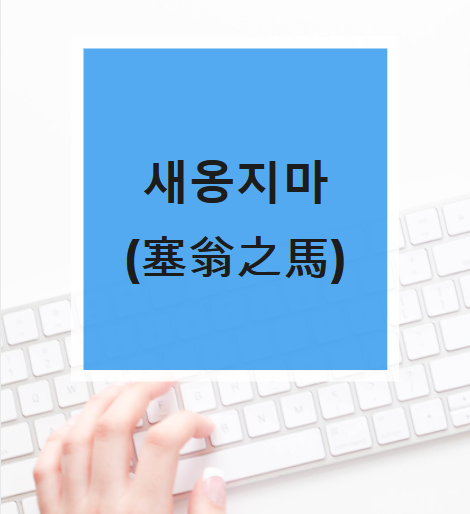  사람의 길흉화복(吉凶禍福)은 예측하기 어려운 새옹지마(塞翁之馬)