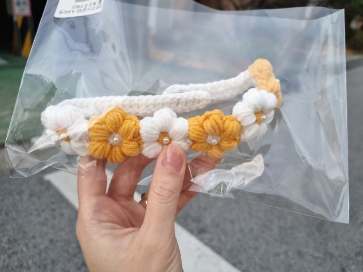  천안 꿀단지상점 순이네공방 고양이 뜨게목걸이!