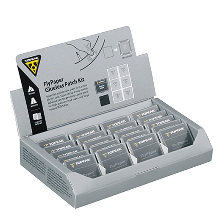 리뷰가 좋은 TOPEAK 공구 Flypaper Glueless Patch 20p 카운터 디스플레이 박스 세트, 1세트 좋아요 리뷰가 좋은 TOPEAK 공구 Flypaper Glueless Patch 20p 카운터 디스플레이 박스 세트, 1세트 좋아요