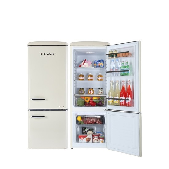 요즘 인기있는 벨 뉴레트로 소형 냉장고 NRC20ACM 크림 200L 1등급 좋아요