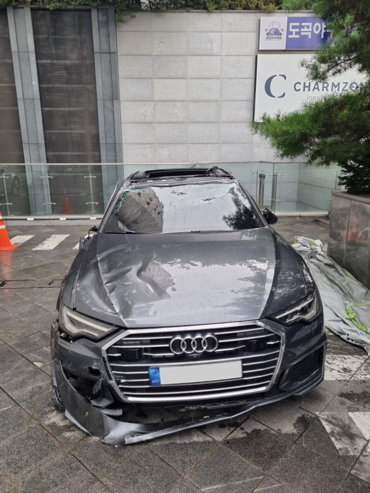  자차미가입 a6 45tdi 콰트로 사고차 매입