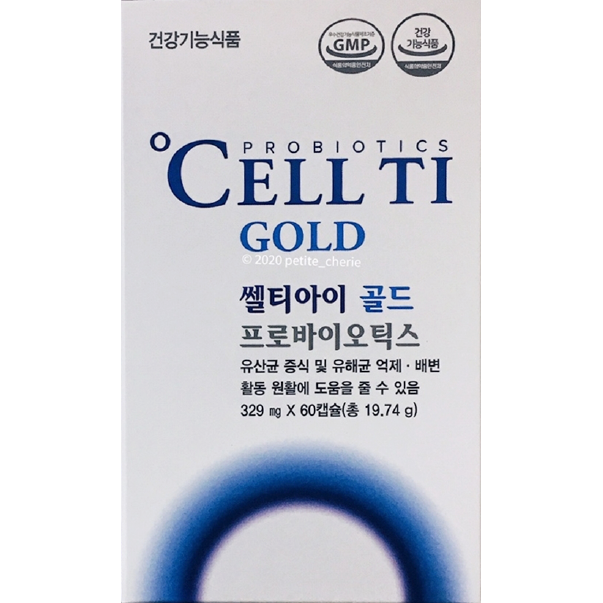 인지도 있는 셀티아이 골드 60정 (2개월) 성인용 유산균 프로바이오틱스 쎌티아이, 60캡슐 ···