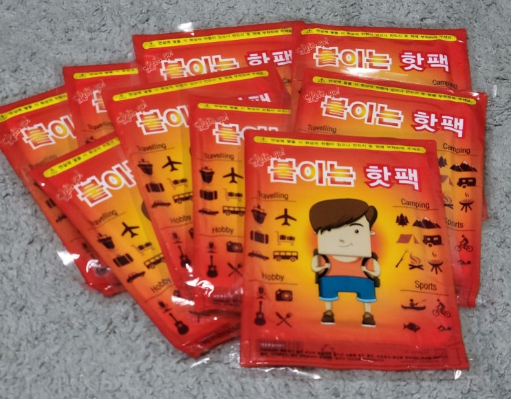  붙이는 핫팩 쿠팡 부착형핫팩 미니핫팩 캠핑용품