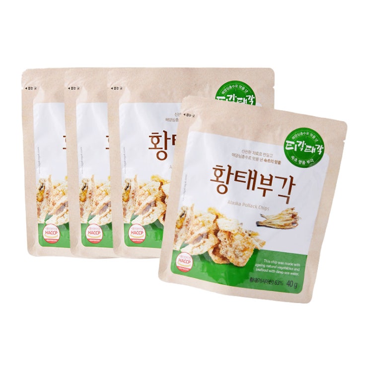 의외로 인기있는 티각태각 황태부각, 40g, 4개입 좋아요