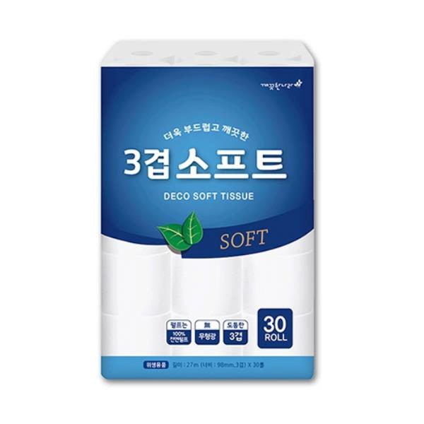 가성비 뛰어난 깨끗한나라 3겹데코소프트 화장지 27Mx30롤 추천합니다 가성비 뛰어난 깨끗한나라 3겹데코소프트 화장지 27Mx30롤 추천합니다
