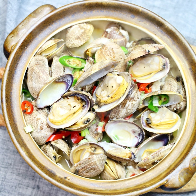  바지락술찜 레시피 맥주와 버터로 풍미를 더해요