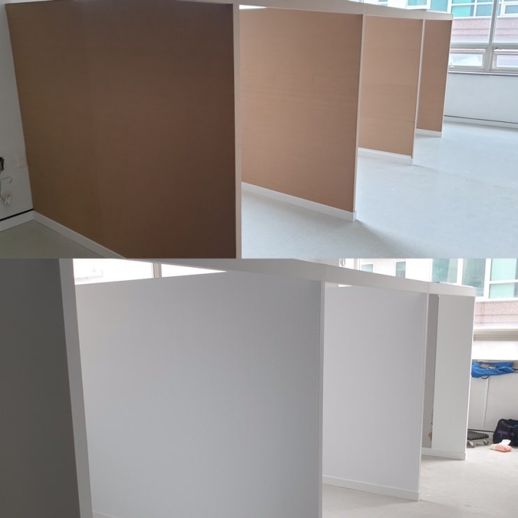  김포 장기동상가목공작업인테리어필름