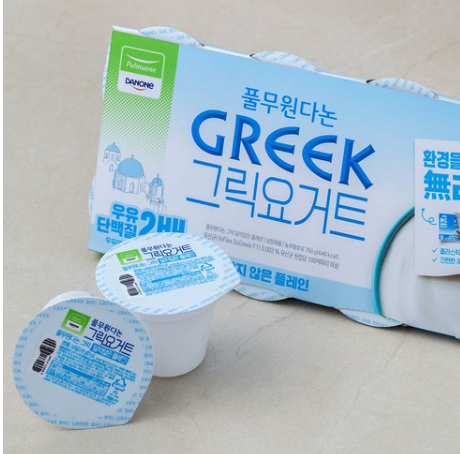  요거트계의 명품 풀무원 다논 그릭요거트. 당류도 적어 합격!(건강식)