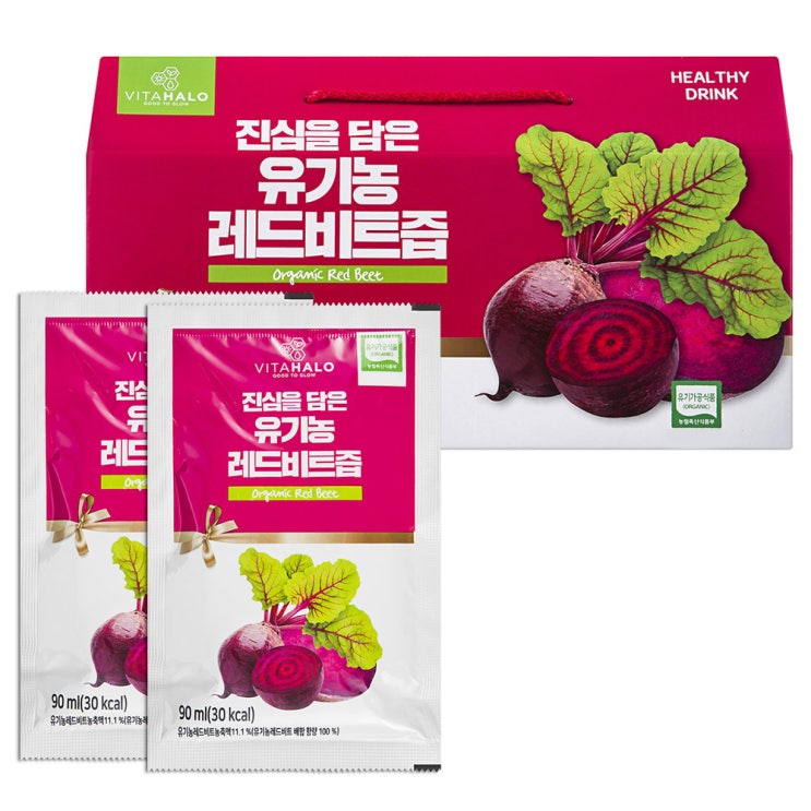 최근 많이 팔린 비타할로 진심을 담은 유기농 프리미엄 레드 비트즙, 90ml, 30개입 ··· 최근 많이 팔린 비타할로 진심을 담은 유기농 프리미엄 레드 비트즙, 90ml, 30개입 ···