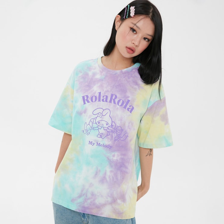 구매평 좋은 로라로라 여성용 TIE-DYE T-SHIRT TS-21356 ···