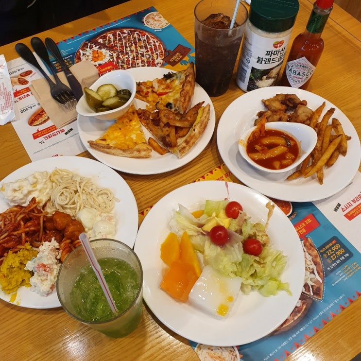  발산역 피자 맛집 미스터피자 뷔페 백배 즐기기