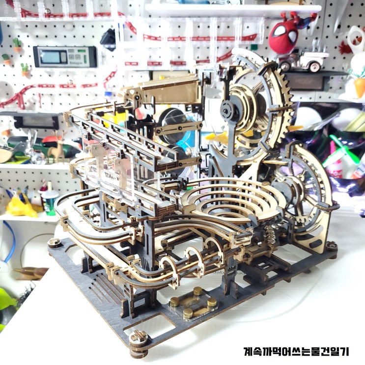  Robotime ROKR LGA01 마블 나이트시티 마블런 마블코스터 구슬코스터