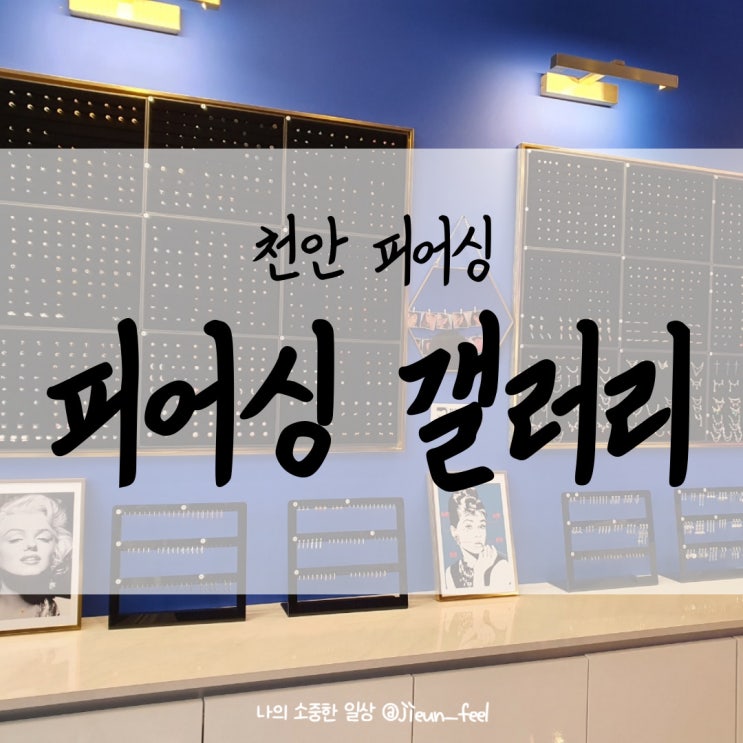  천안 피어싱 신부동 귀걸이는 피어싱갤러리에서 예쁜걸로!!