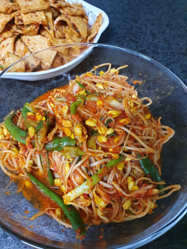  주말 반찬(콩나물 볶음, 어묵볶음)