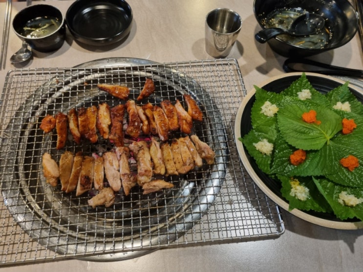  [아산 배방맛집] 초벌해서 나오는 숯불닭갈비 맛집 "논닭숯불닭갈비" 후기