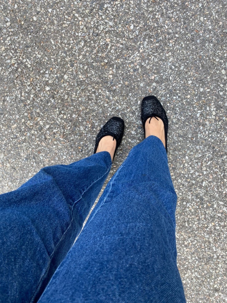  흐꺙 플랫 직구로 샀어요~ Reqins 흐꺙 발레리나 하모니 슈즈 프랑스 직구 37사이즈 후기