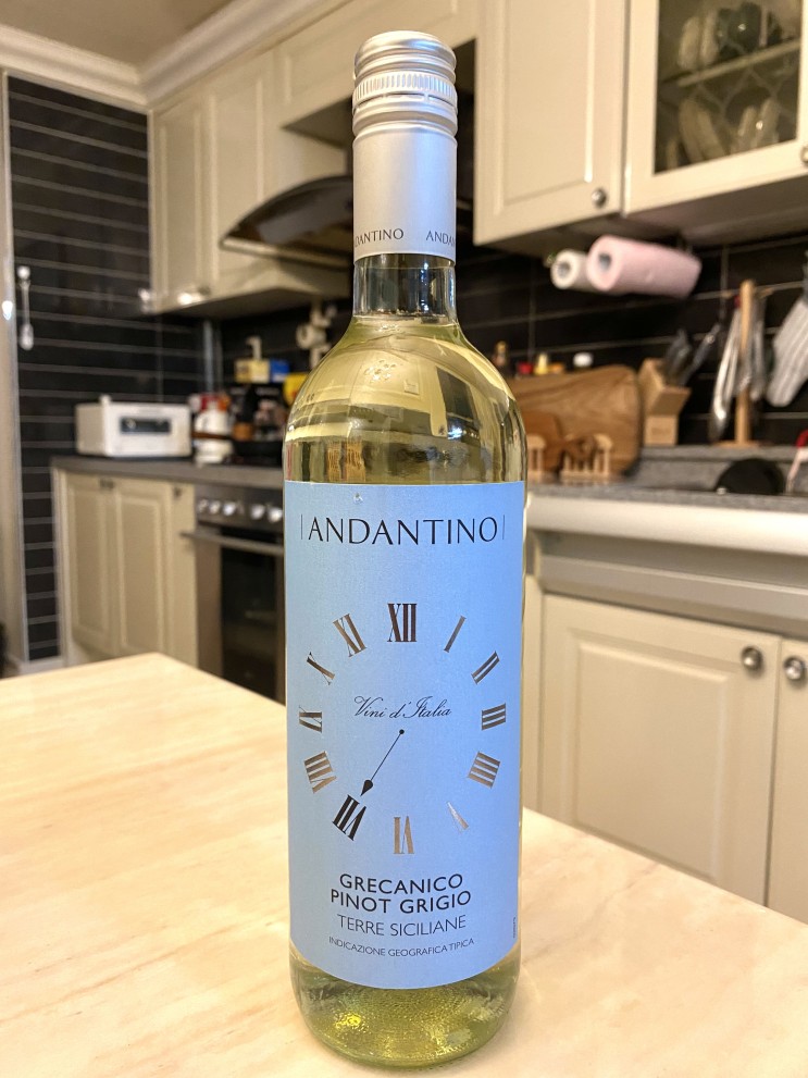 안단티노 그레카니코 피노그리지오 ANDANTINO GRECANICO PINOT GRIGIO_시칠리아 와인