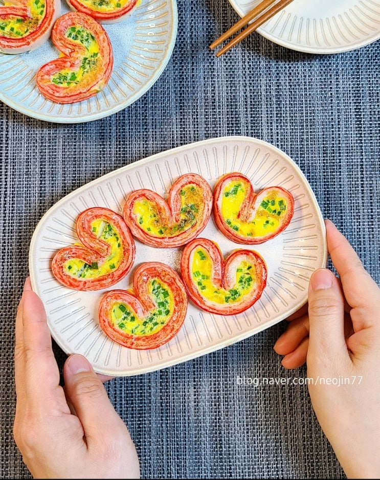 하트맛살전 큰아이가 좋아하는 맛살하트전 명절전 요리