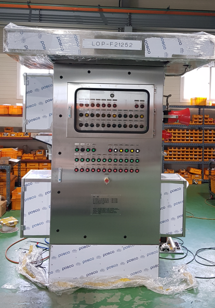 HEC / MELAKA REFINERY DIESEL EURO 5 Project / Heater Control Panel / Ex P / 압력방폭 판넬