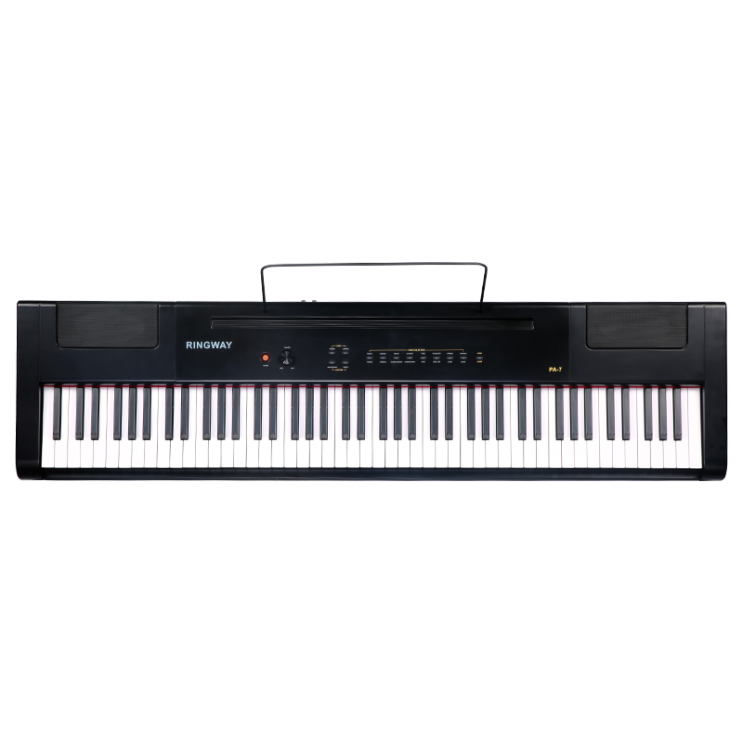 갓성비 좋은 디지털피아노 Ringway전기피아노 88건 휴대용 스마트, T05-PA-7블랙색 건+거문고의자 선물보따리 ···