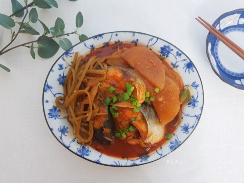 [ #Recipe 270] 가을야채 고구마순 넣은 고등어조림 레시피