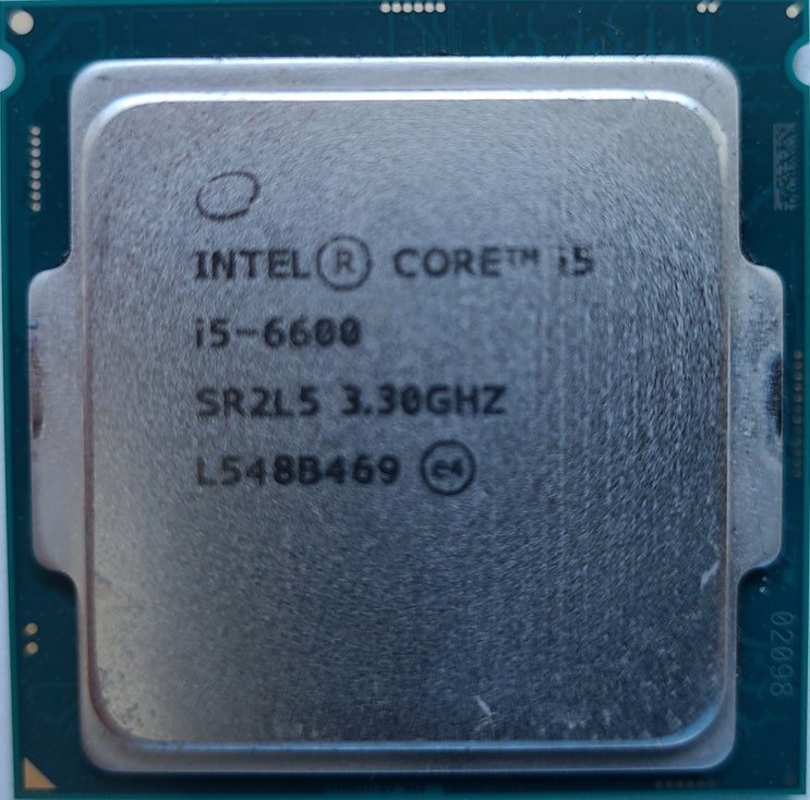  조립식 컴퓨터 i5 6600 cpu 위치 확인 및 장착 방법