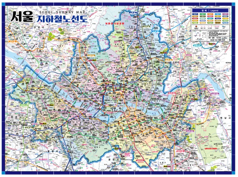 (지도닷컴) 서울시 지도 지하철노선도 행정지도 : 네이버 블로그