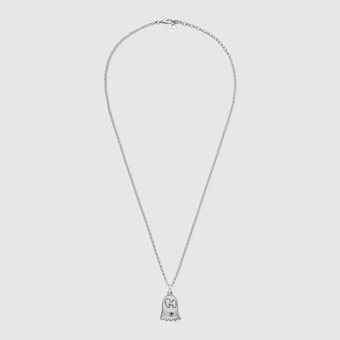 후기가 정말 좋은 Gucci Ghost necklace in silver 455276 J8400 0701 ··· 후기가 정말 좋은 Gucci Ghost necklace in silver 455276 J8400 0701 ···