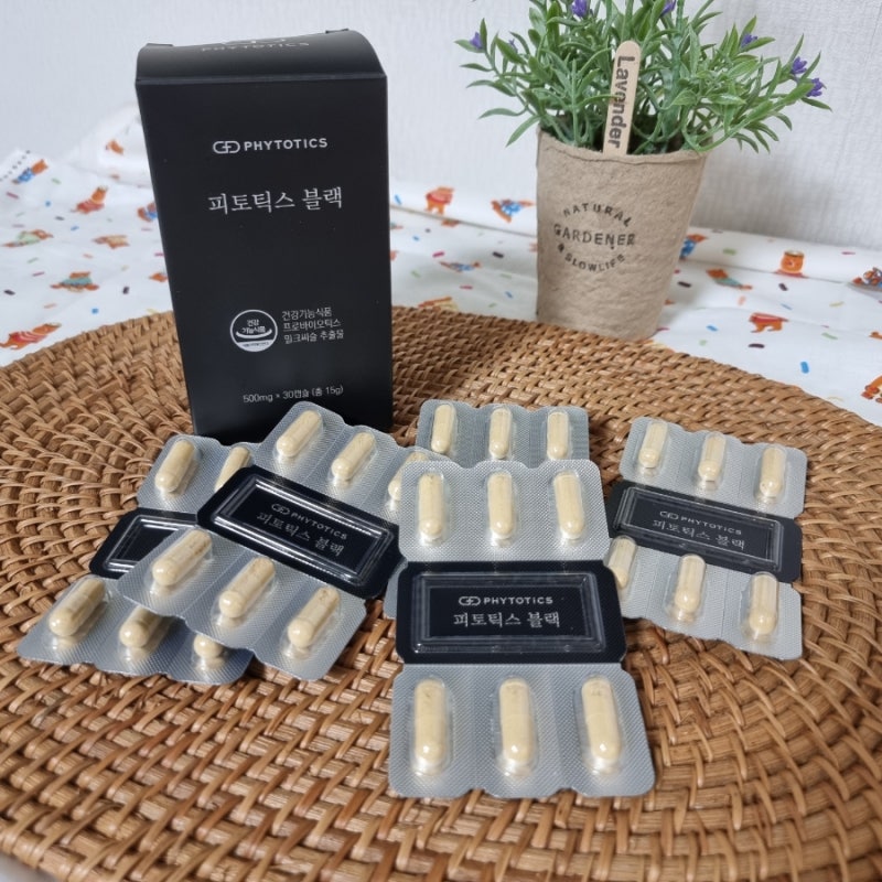 간에좋은영양제 :) 간기능개선에 좋은 밀크씨슬유산균 '피토틱스 블랙'