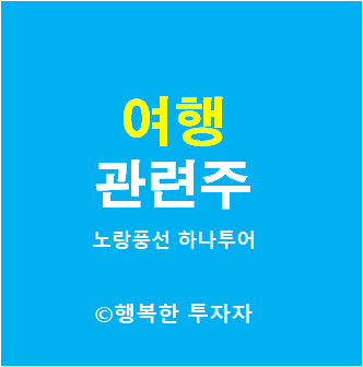  여행 관련주 - 노랑풍선, 하나투어, 모두투어, 레드캡투어 - 위드 코로나
