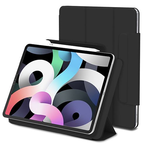 인기 급상승인 신지모루 마그네틱 폴리오 애플펜슬 커버 태블릿PC 케이스, 블랙 추천합니다